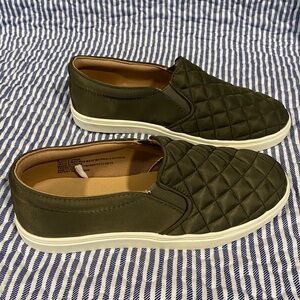 A New Day. (from Target) Slip on shoes. Green. Womens size 6.